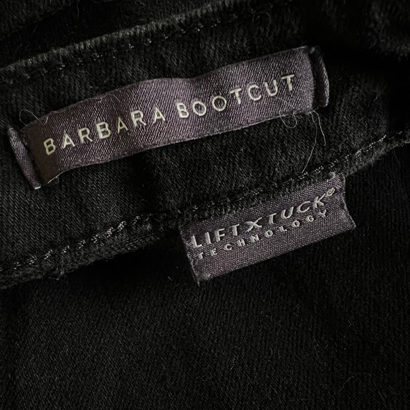 NYDJ Barbara Bootcut Black Denim Stretch Lift X Tuck Technology Jeans 14 Short - Picture 5 of 15